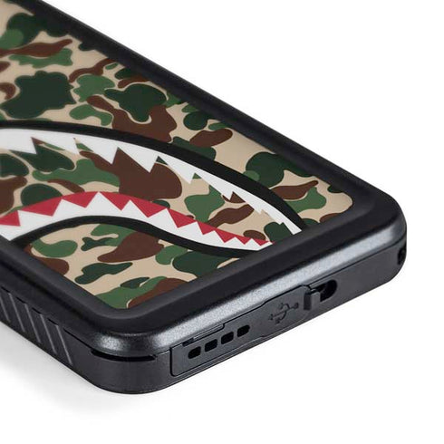 Shark Teeth Street Camo Galaxy S24 Waterproof Case